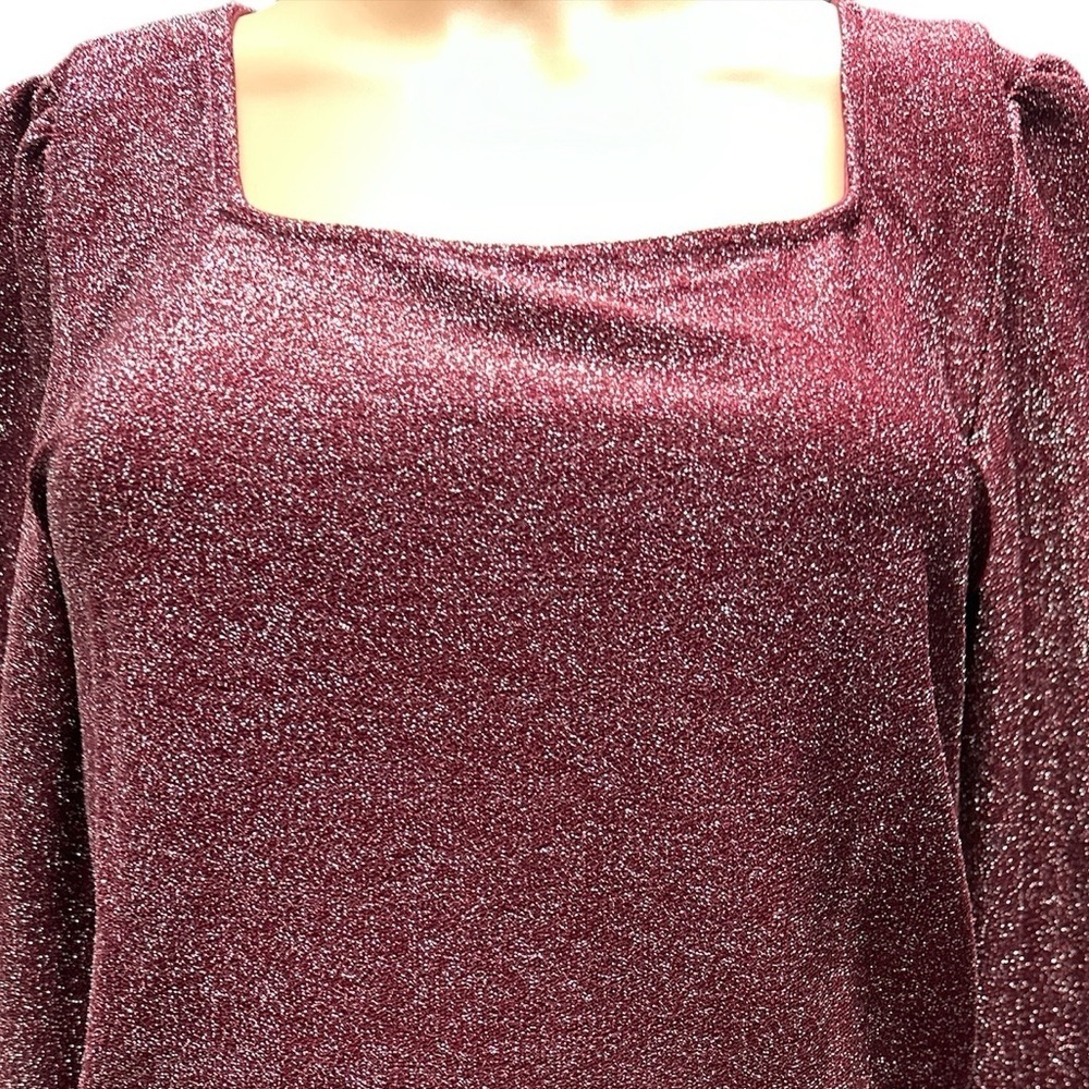 Wallflower - EC - Sparkling Square Neck Top - Picture 2 of 3